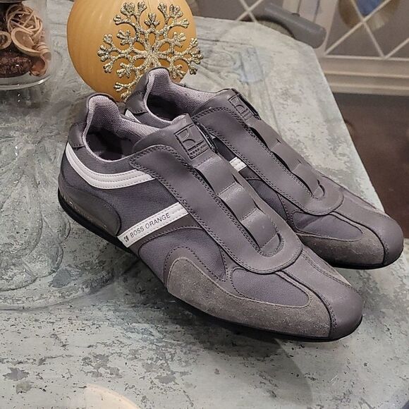 HUGO Boss Orange Label Slip On Shoes Laceless - Picture 3 of 14